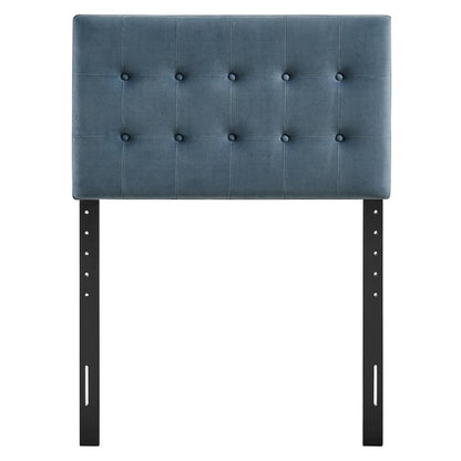 Emily Stain-Resistant Performance Velvet Twin Size Headboard