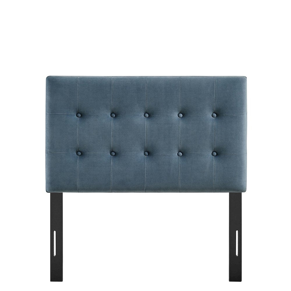 Emily Stain-Resistant Performance Velvet Twin Size Headboard