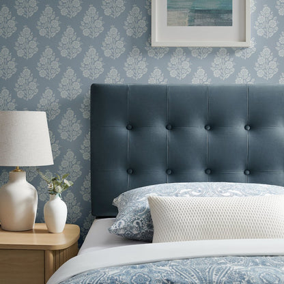 Emily Stain-Resistant Performance Velvet Twin Size Headboard