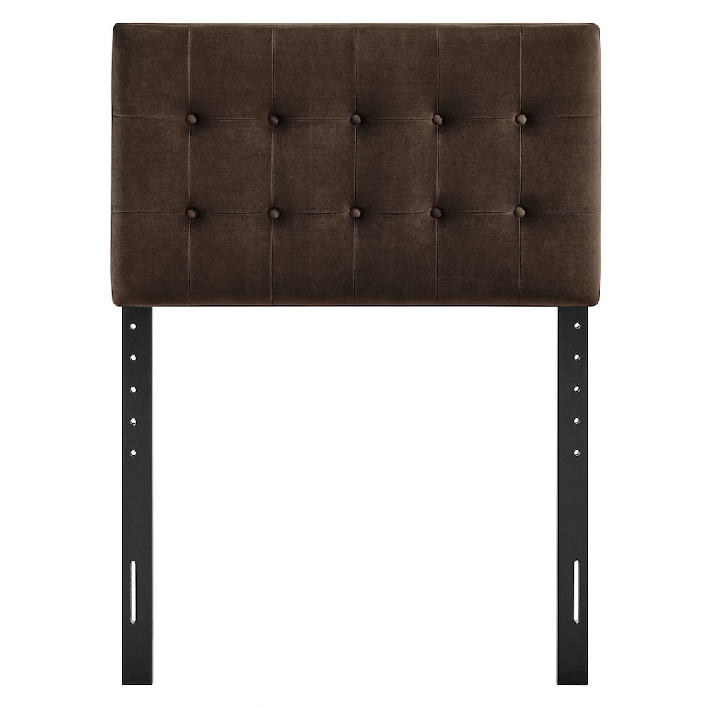Emily Stain-Resistant Performance Velvet Twin Size Headboard
