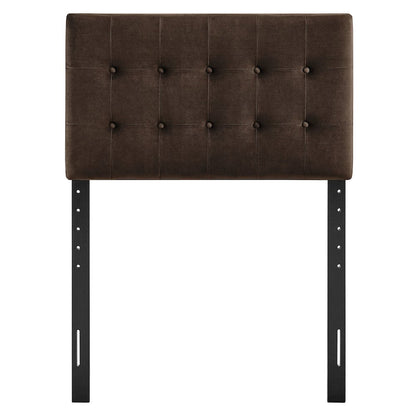 Emily Stain-Resistant Performance Velvet Twin Size Headboard