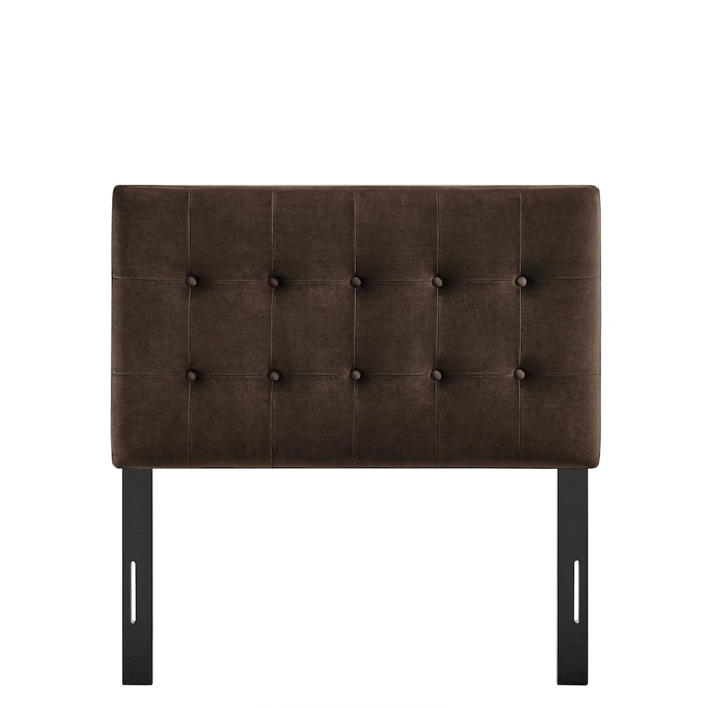 Emily Stain-Resistant Performance Velvet Twin Size Headboard