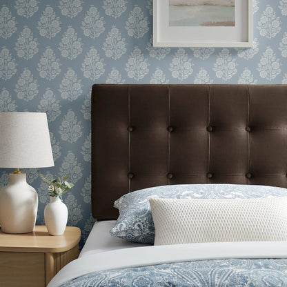 Emily Stain-Resistant Performance Velvet Twin Size Headboard