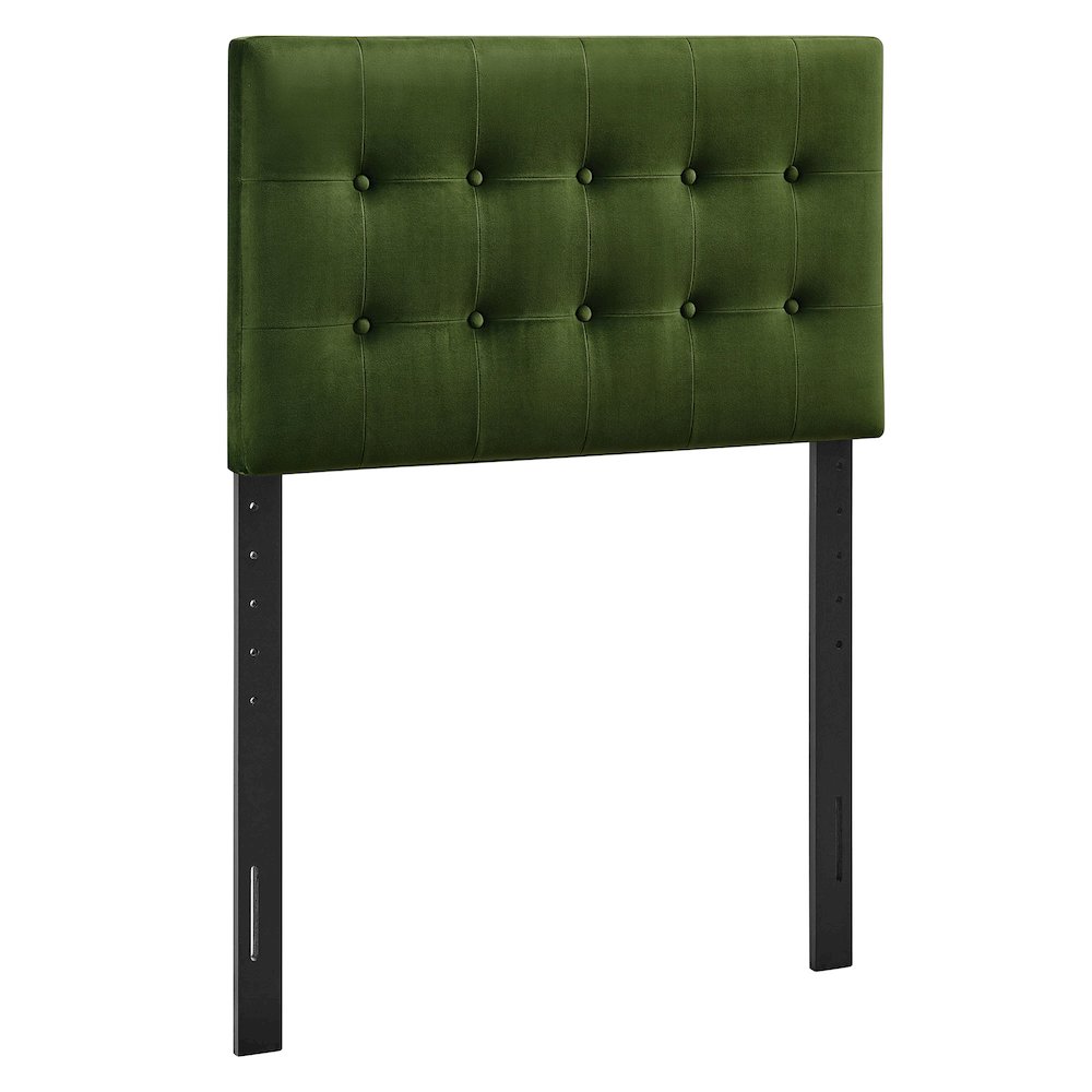 Emily Stain-Resistant Performance Velvet Twin Size Headboard