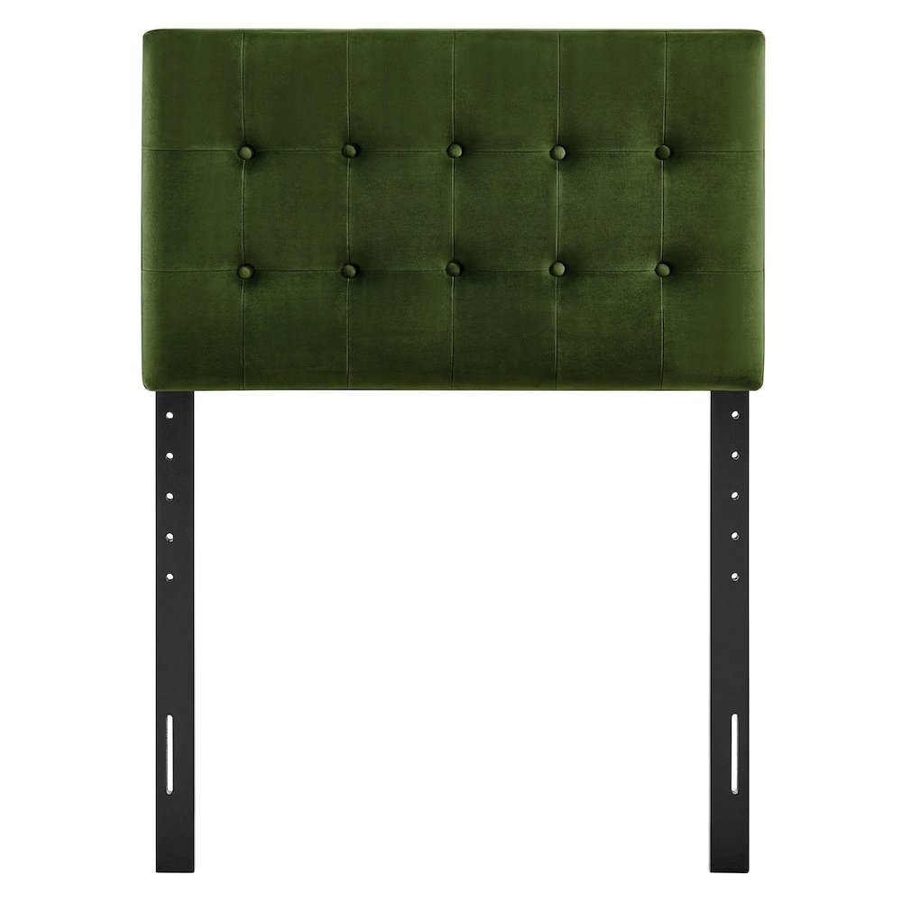 Emily Stain-Resistant Performance Velvet Twin Size Headboard