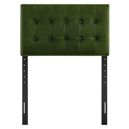 Emily Stain-Resistant Performance Velvet Twin Size Headboard