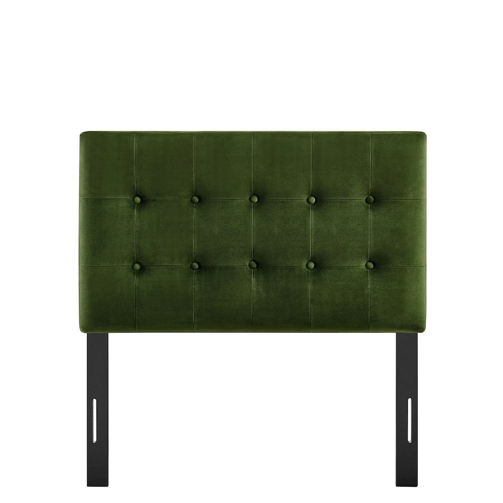Emily Stain-Resistant Performance Velvet Twin Size Headboard