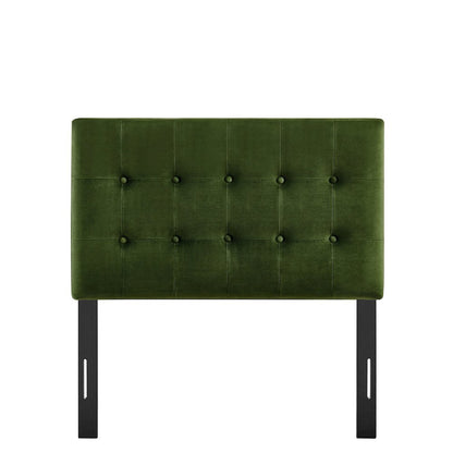 Emily Stain-Resistant Performance Velvet Twin Size Headboard