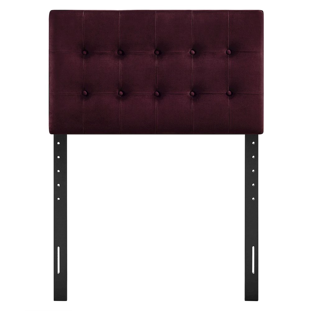 Emily Stain-Resistant Performance Velvet Twin Size Headboard