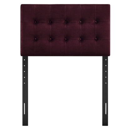 Emily Stain-Resistant Performance Velvet Twin Size Headboard