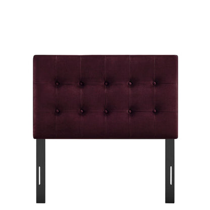 Emily Stain-Resistant Performance Velvet Twin Size Headboard