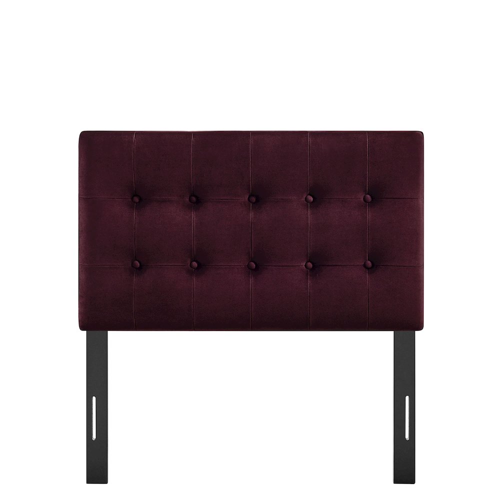 Emily Stain-Resistant Performance Velvet Twin Size Headboard
