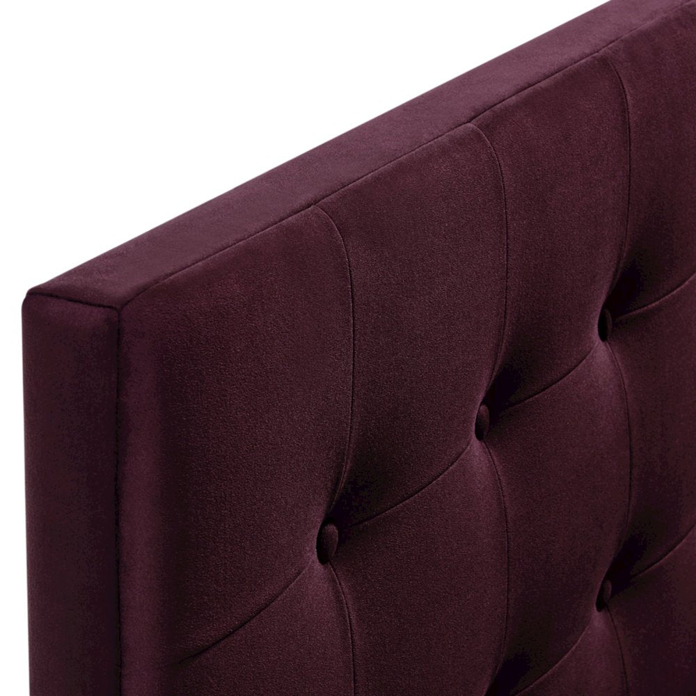 Emily Stain-Resistant Performance Velvet Twin Size Headboard