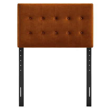 Emily Stain-Resistant Performance Velvet Twin Size Headboard