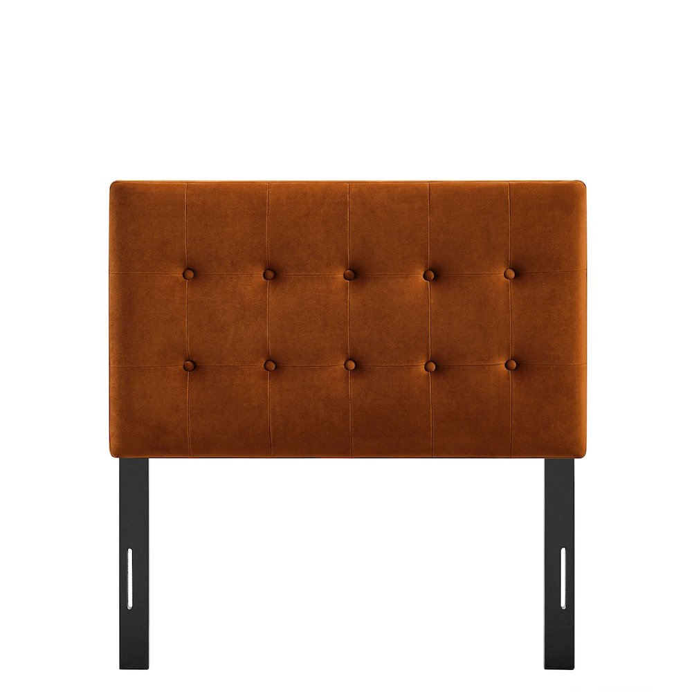 Emily Stain-Resistant Performance Velvet Twin Size Headboard