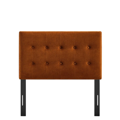 Emily Stain-Resistant Performance Velvet Twin Size Headboard