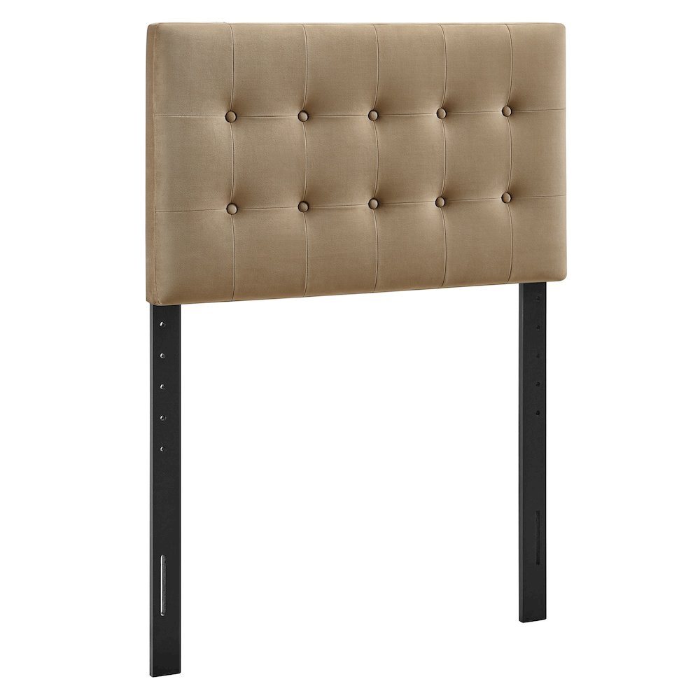 Emily Stain-Resistant Performance Velvet Twin Size Headboard