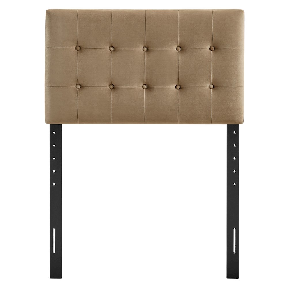 Emily Stain-Resistant Performance Velvet Twin Size Headboard