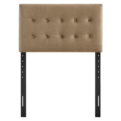 Emily Stain-Resistant Performance Velvet Twin Size Headboard