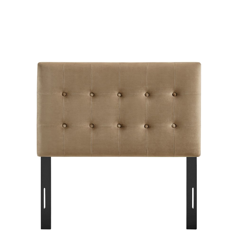 Emily Stain-Resistant Performance Velvet Twin Size Headboard