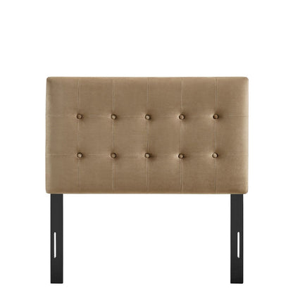 Emily Stain-Resistant Performance Velvet Twin Size Headboard