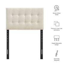 Emily Fabric Upholstered Twin Size Headboard