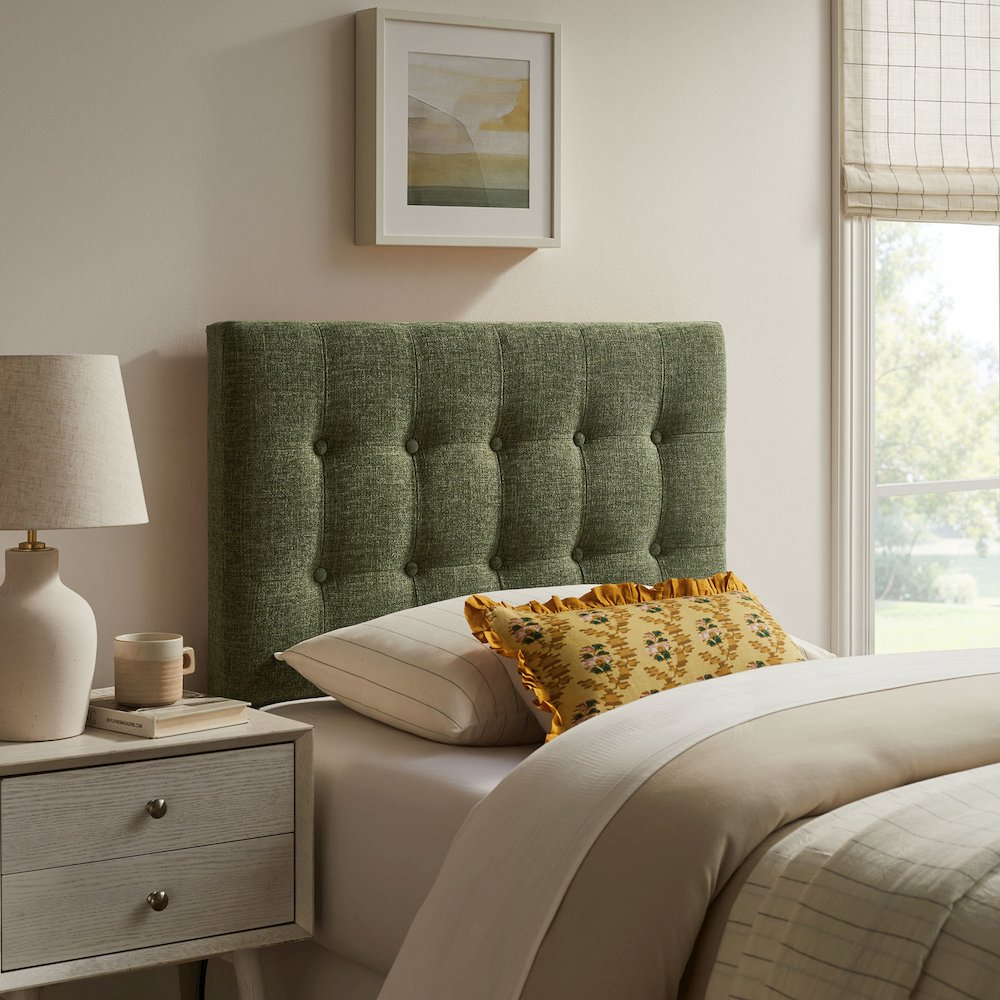 Emily Fabric Upholstered Twin Size Headboard