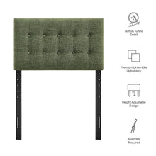 Emily Fabric Upholstered Twin Size Headboard