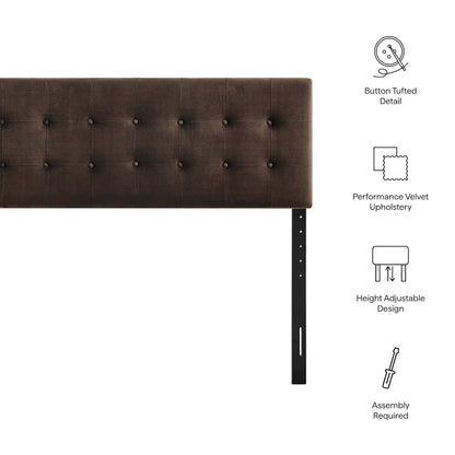 Emily Stain-Resistant Performance Velvet Full Size Headboard