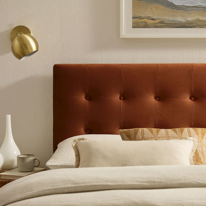 Emily Stain-Resistant Performance Velvet Full Size Headboard