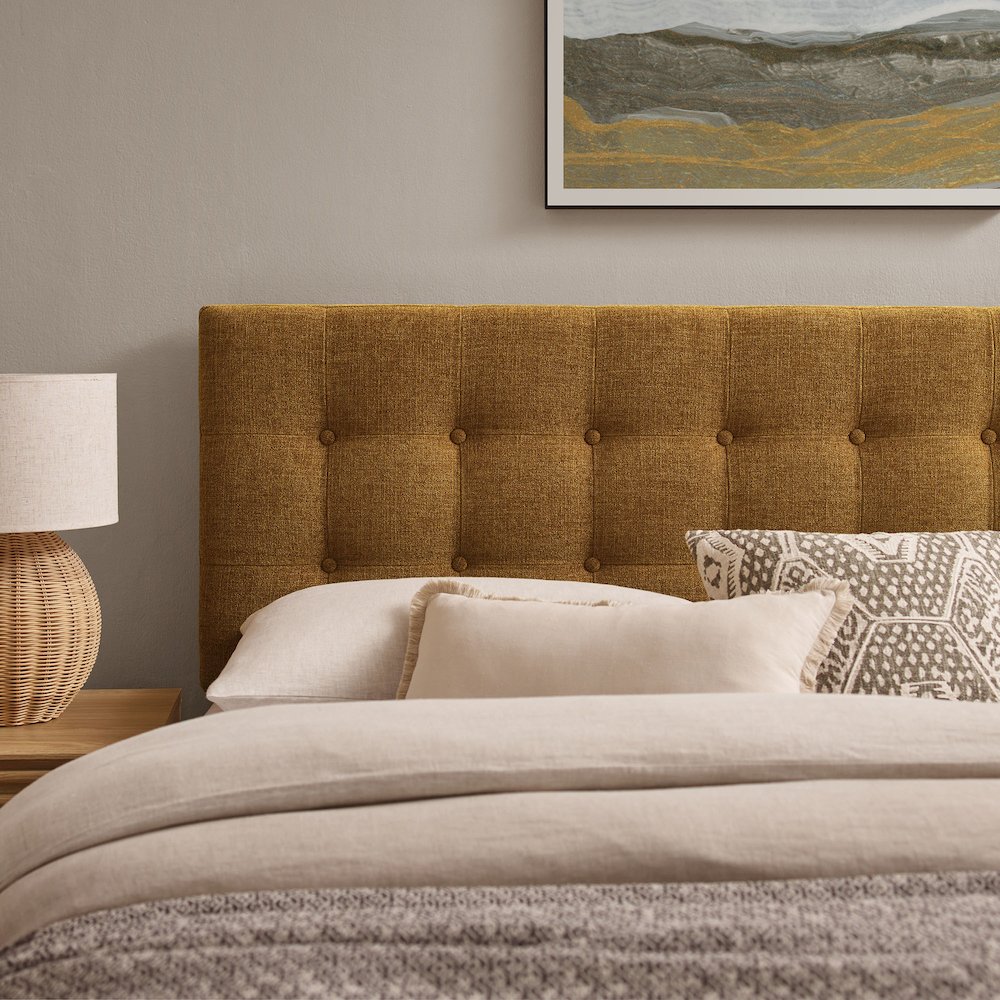 Emily Fabric Upholstered Full Size Headboard