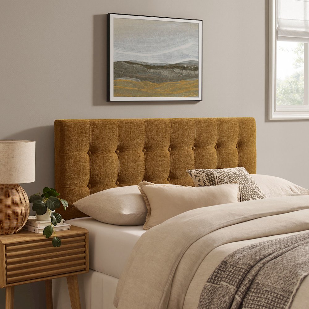 Emily Fabric Upholstered Full Size Headboard