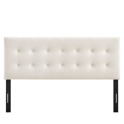 Emily Stain-Resistant Performance Velvet Queen Size Headboard
