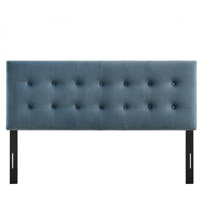 Emily Stain-Resistant Performance Velvet Queen Size Headboard