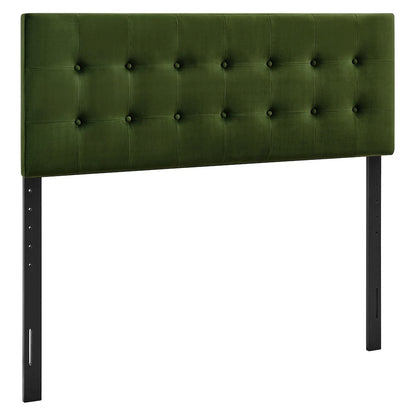 Emily Stain-Resistant Performance Velvet Queen Size Headboard