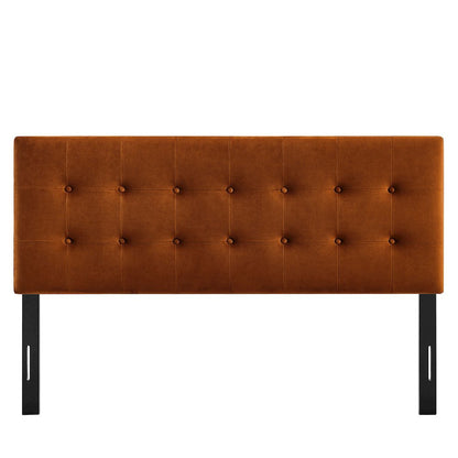 Emily Stain-Resistant Performance Velvet Queen Size Headboard