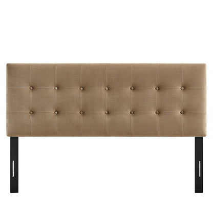 Emily Stain-Resistant Performance Velvet Queen Size Headboard