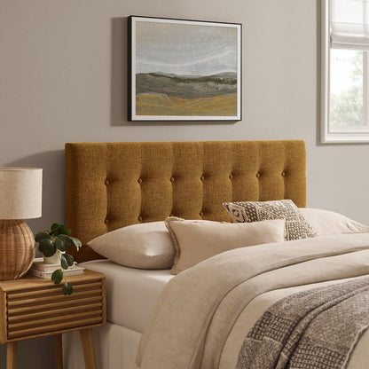 Emily Fabric Upholstered Queen Size Headboard