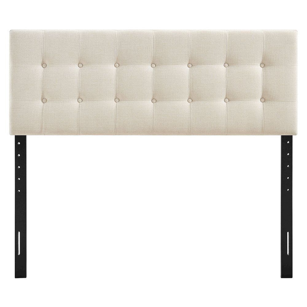 Emily Fabric Upholstered Queen Size Headboard