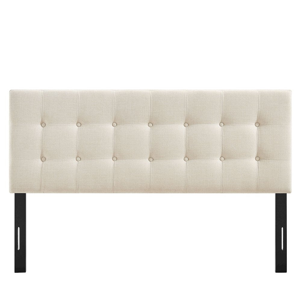 Emily Fabric Upholstered Queen Size Headboard