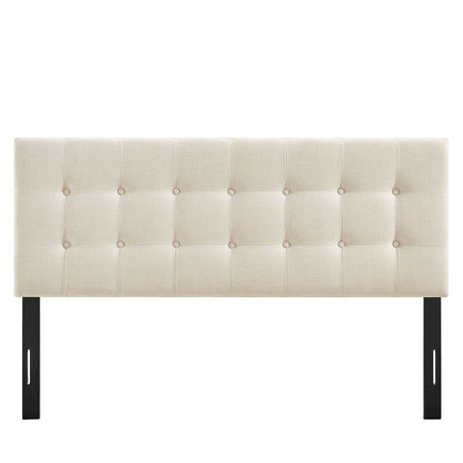 Emily Fabric Upholstered Queen Size Headboard