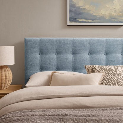 Emily Fabric Upholstered Queen Size Headboard
