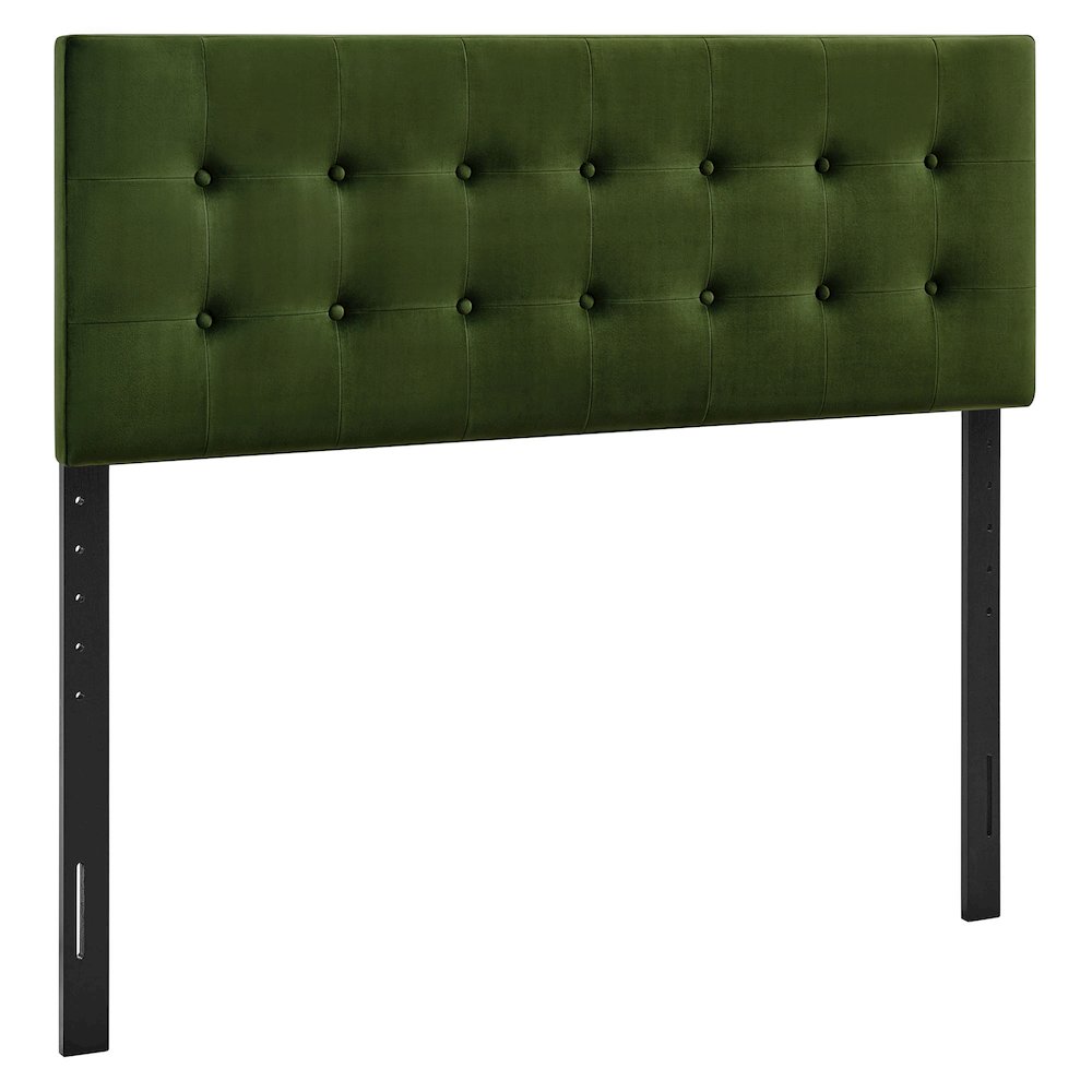 Emily Stain-Resistant Performance Velvet King Size Headboard