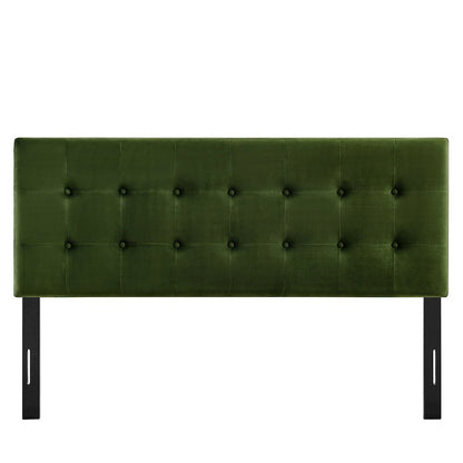 Emily Stain-Resistant Performance Velvet King Size Headboard