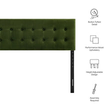 Emily Stain-Resistant Performance Velvet King Size Headboard