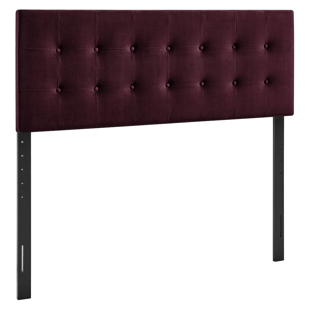 Emily Stain-Resistant Performance Velvet King Size Headboard