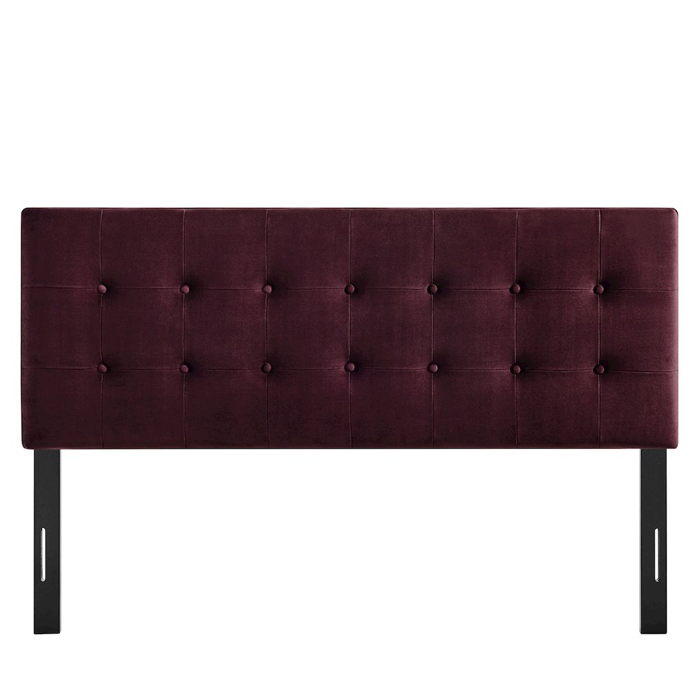Emily Stain-Resistant Performance Velvet King Size Headboard