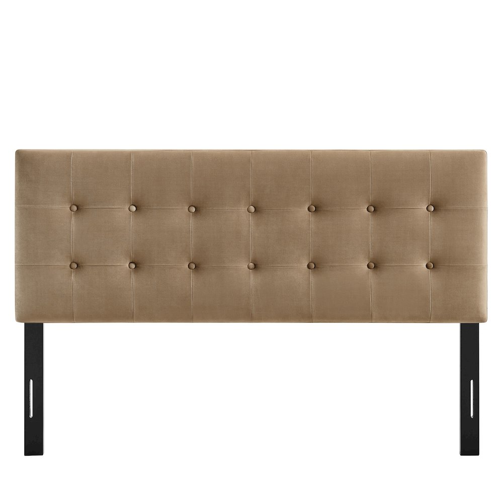 Emily Stain-Resistant Performance Velvet King Size Headboard