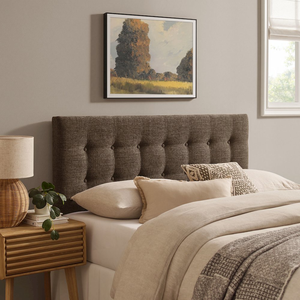Emily Fabric Upholstered King Size Headboard