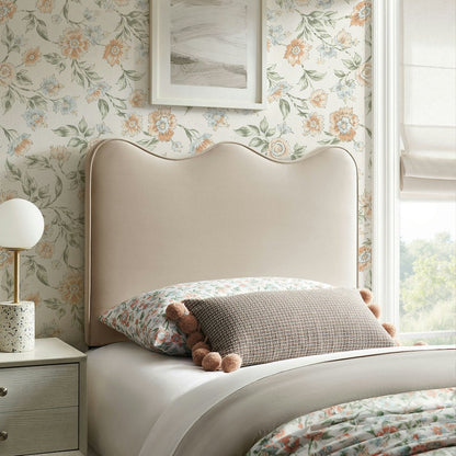 Athena Stain-Resistant Performance Velvet Twin Size Headboard